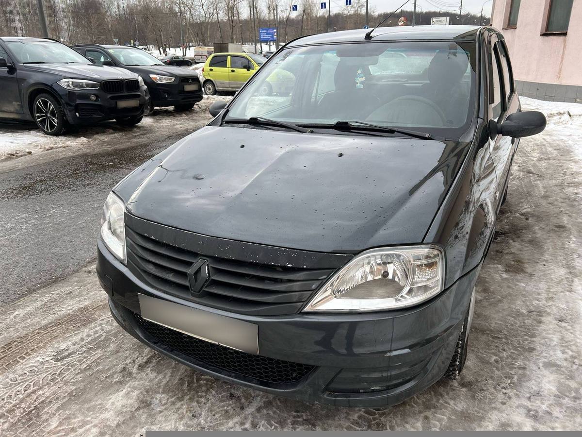 Купить Renault Logan I Рестайлинг седан, 2009 года, цвет: Черный, за 315000  руб. в Санкт-Петербурге